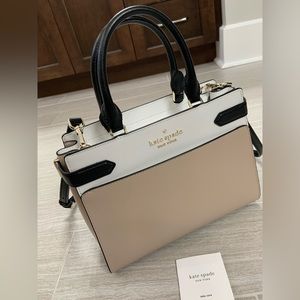 Kate Spade HandBag- Staci Medium Satchel (Warm Beige)